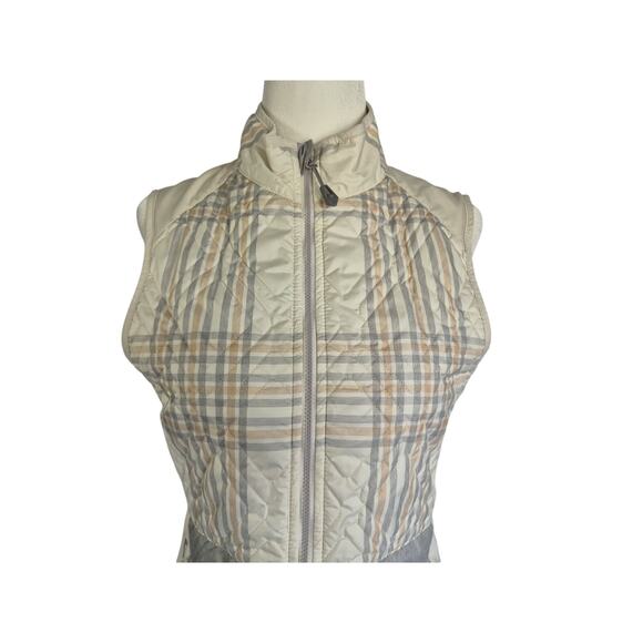 New Peter Millar Women's Grey Ivory Lizzie Hybrid Golf Vest Small - Picture 11 of 11